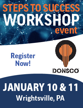 Click here to secure your spot at Donsco Inc.